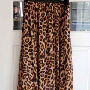 LuLaRoe Leopard Cheetah Lola Skirt